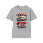 1971 Chevy K10 Cheyenne Pickup T-Shirt | vintage sunset truck stack