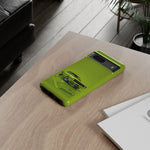 Green Cuda Muscle Car phone case for Gear Heads