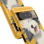 Sheepdog Hair Flip Phone Case Funny Dog Lover Gift