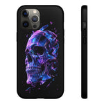 Holographic Skull Phone Case, Shattered Glass Iridescent Cover