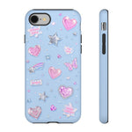 Stars Hearts 2000s Kid Metallic Art Tough Phone Case