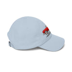 1955 Bel Air Convertible Dad Hat Classic Car Cap Adjustable Strap Red Cream