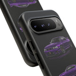 Purple R33 Skyline GTR JDM Sports Car Phone Case Tough Multi View