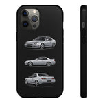 Silver Prelude Sports Coupe Tough Phone Case for JDM Fans