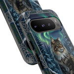Norwegian Forest Cat Nordic Art Tough Phone Case
