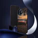 1969 C3 Corvette Phone Case, Orange Dirt Trail Dusk Cover, Gift
