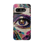 Starry Eye Mosaic phone case | Tough Cover