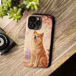 Akita Cherry Blossom Phone Case Sakura Dog Lover Gift
