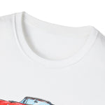 1955 Fairlane Sunliner Classic Car T-Shirt | Vintage Red Convertible