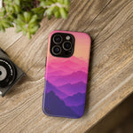 Pastel Mountain Haze Vaporwave Art Tough Phone Case