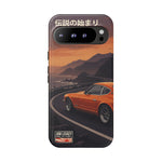 Datsun 240Z Classic JDM Sports Car Sunset Art Tough Phone Case