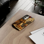 Poodle in Beret Phone Case | Vintage Paris Café Illustration