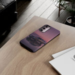 Sunset Skyline GT-R R32 phone case | car reflection, purple dusk