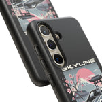 R34 Skyline GT-R Sakura Mountain JDM Tough Phone Case Gift