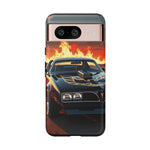 Firebird Trans Am Black Gold Eagle Art Tough Phone Case