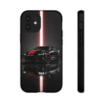 Camaro ZL1 Phone Case, Black Red Racing Stripe Studio Cover, Gift