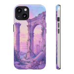 Roman Ruins Pastel Sky Vaporwave Art Tough Phone Case