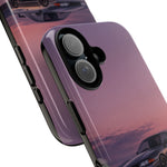 Sunset Skyline GT-R R32 phone case | car reflection, purple dusk