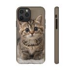 Munchkin Kitten Phone Case, Macro Close-Up Portrait Cover