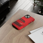 Red Miata Phone Case, NA MX5 90s JDM Roadster Tough Cover