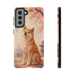 Akita Cherry Blossom Phone Case Sakura Dog Lover Gift
