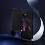 Melancholy Data Poster Phone Case, Glitch Anime Sky Tough Cover
