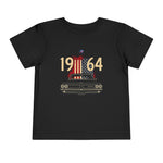 1964 GTO Toddler T-Shirt – USA Flag Classic Muscle Car Kids Tee