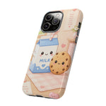 Milk Cookie Phone Case Cute Food Kawaii Tough Cover Gift Art
