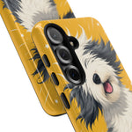 Sheepdog Hair Flip Phone Case Funny Dog Lover Gift