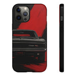 1968 Charger Triple Black Muscle Car Tough Phone Case