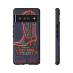 Neon Cowboy Boot phone case | High Noon Saloon design