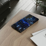 Skyline GT-R R34 Bayside Blue Tokyo Night Art Tough Phone Case