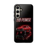 Tri-Power Classic Muscle Car GTO phone case | Retro Automotive Graphic