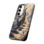 Piano Cat walking on keys Tough Case | Phone cover, musical cat art