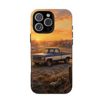 73 Chevy C10 Square body Truck Two-Tone Sunrise Tough Phone Case