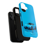 RX-7 Cyan Studio Phone Case Studio Color Match Car Art