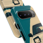 S13 Teal White Pop-up Tough Phone Case for JDM Fans