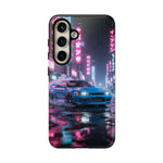 Skyline GT-R Tokyo Rain JDM Night Art Tough Phone Case
