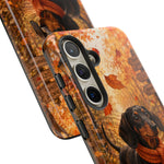 Dachshund Autumn Stroll Dog Tough Phone Case