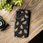 Vintage Ghost Pattern phone case | Halloween spooky stars design