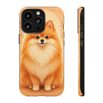 Pomeranian Tiny Fox Fluffy Art Tough Phone Case
