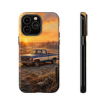 73 Chevy C10 Square body Truck Two-Tone Sunrise Tough Phone Case