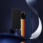 Retro Rainbow Stripe Phone Case | Tough Phone Case