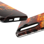 Classic Semi Truck Sunset Highway Phone Case Tough Case
