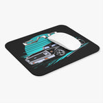 1970 Chevy C10 Mouse Pad Retro Blue Sun Pickup Design