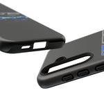 Blue C7 Z06 Sports Car Tough Phone Case Track Style Cover Gift