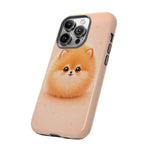 Pomeranian Kawaii Puffball Chibi Pet Dog Art Tough Phone Case