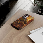 Land Cruiser FJ40 Classic 4x4 Red Rock Canyon Art Tough Phone Case