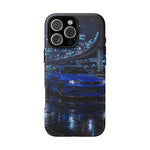 Skyline GT-R R34 Bayside Blue Tokyo Night Art Tough Phone Case