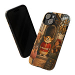 Corgi Royal Guard phone case | Cute British corgi soldier illustration